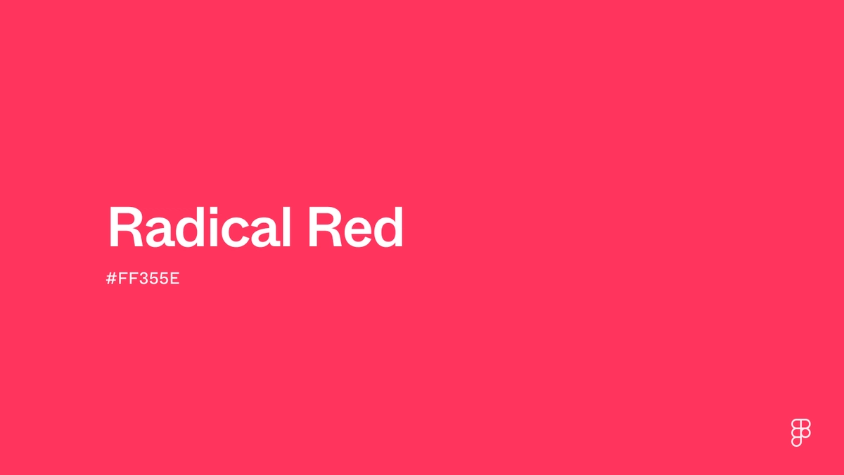 Radical Red Color: Hex Code, Palettes & Meaning | Figma