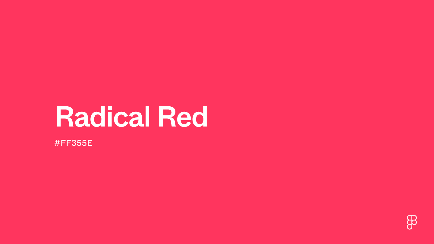 Radical Red color
