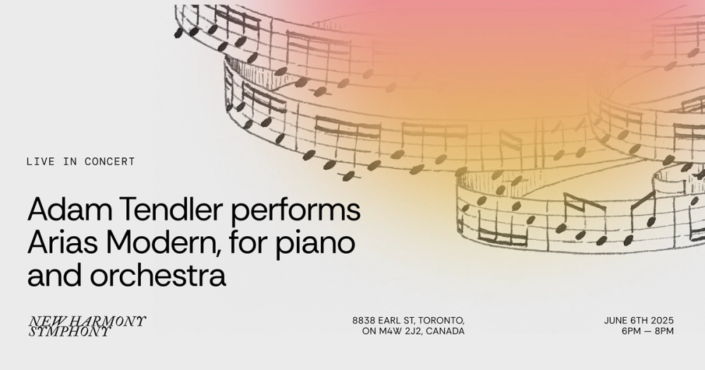 Stylized concert invite Facebook post.