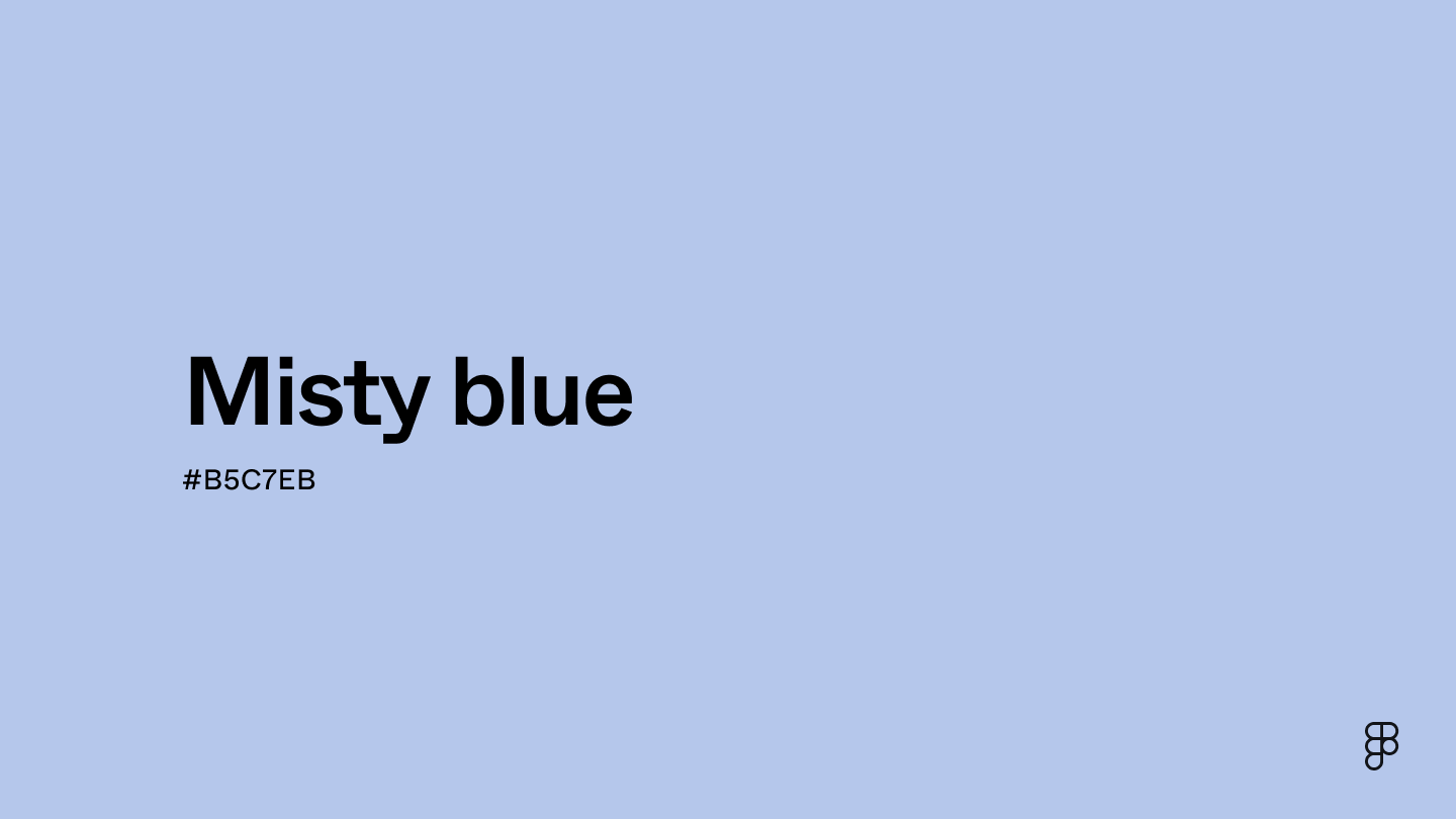Misty Blue Color: Hex Code, Palettes & Meaning | Figma