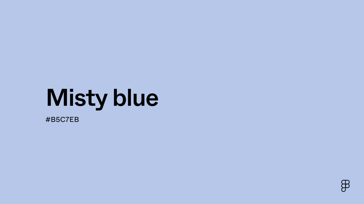 Misty Blue Color: Hex Code, Palettes & Meaning | Figma