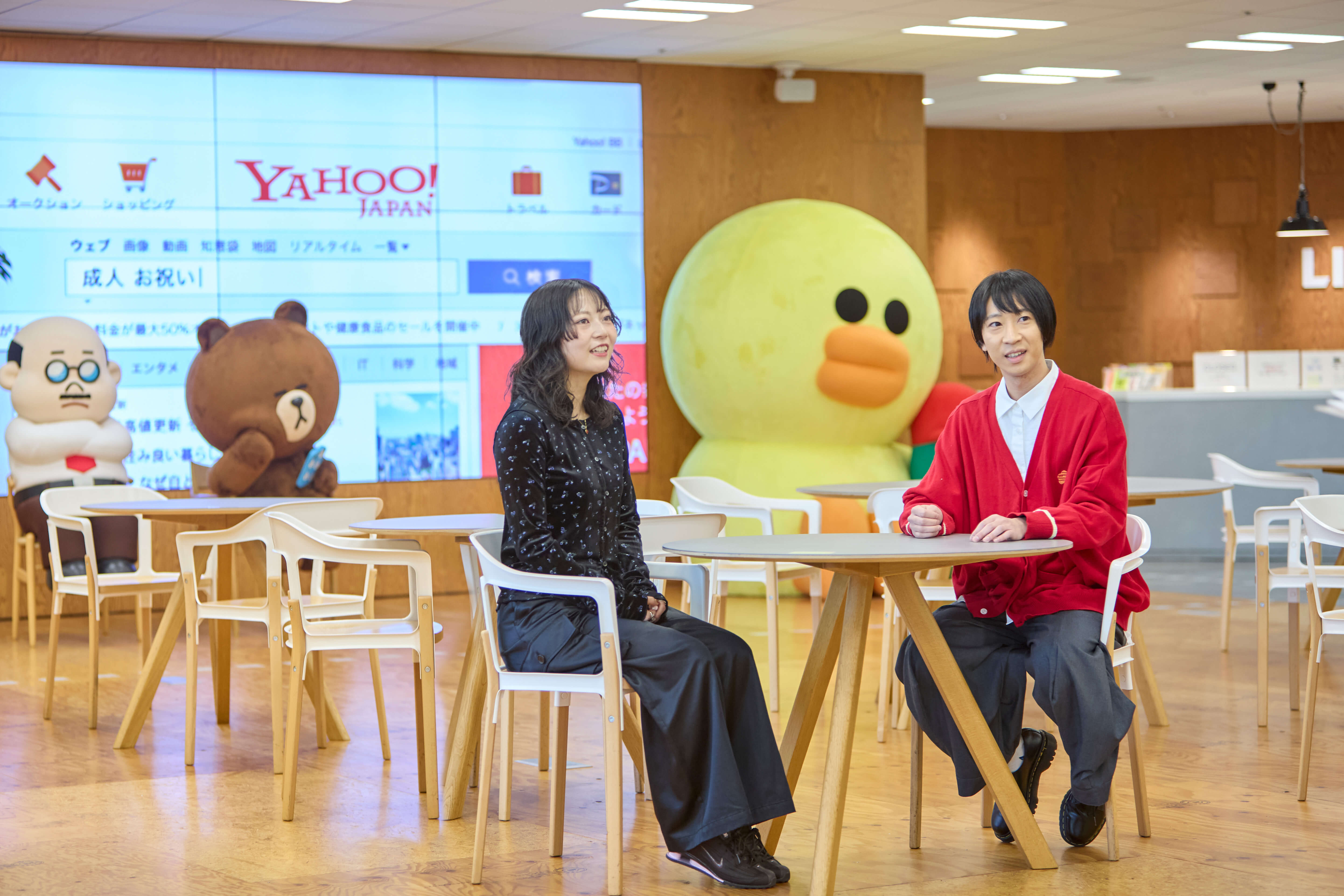 Yahoo! JAPANアプリ担当のしゅーぞー氏と井石氏