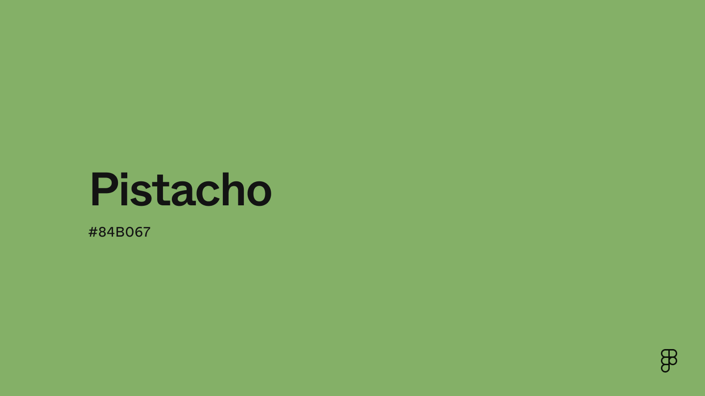 color Color pistacho