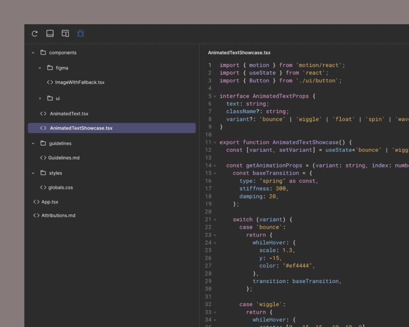 Free Design to Code Generator | Figma
