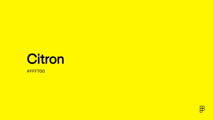 Couleur Citron : Code Hex, Palettes & Signification | Figma