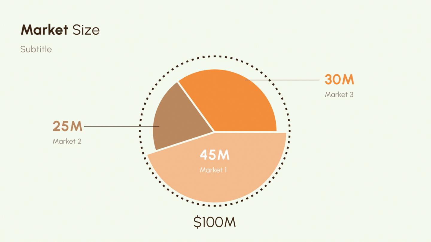 Minimal pitch deck template