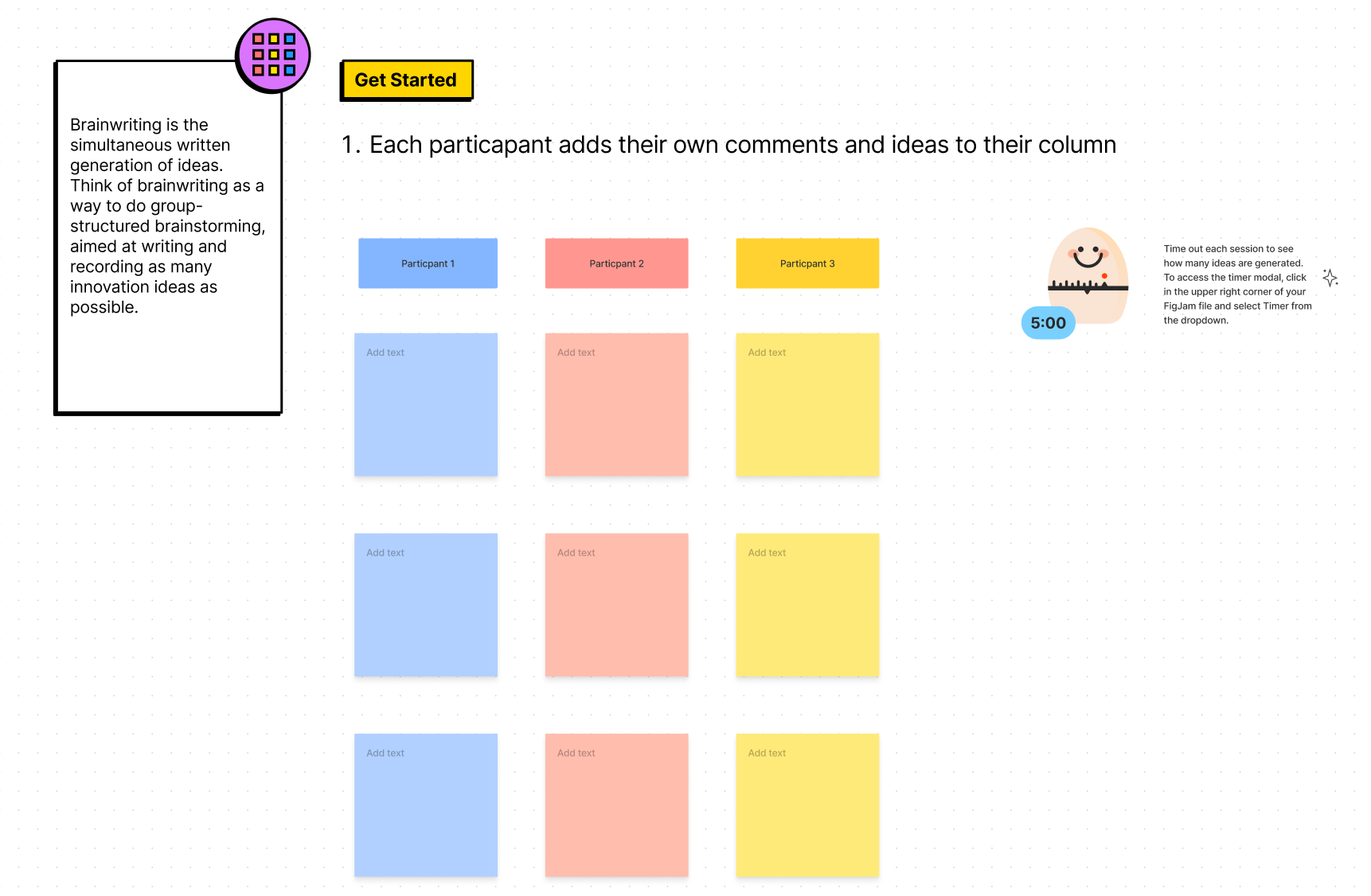 Get better feedback in brainstorming sessions
