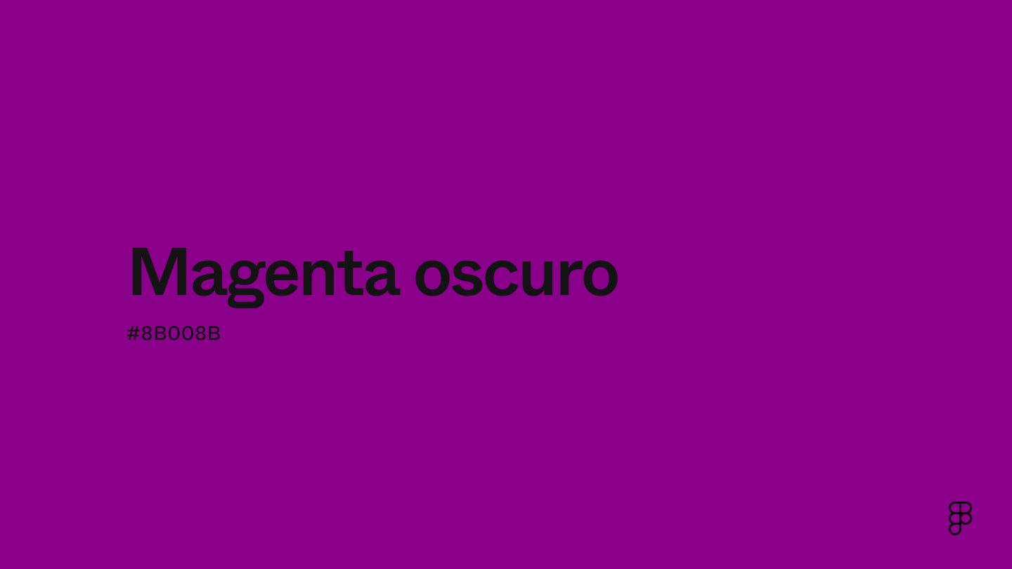 color Magenta oscuro