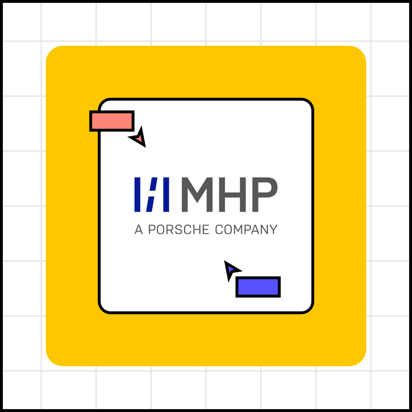 MHP A Porsche Company logo