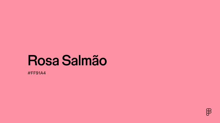 color Rosa salmão