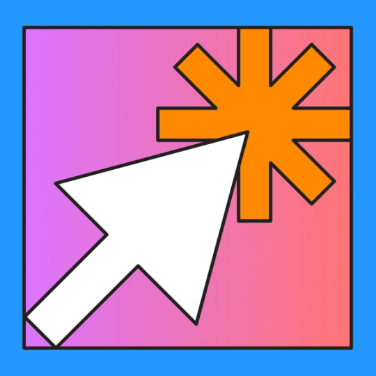 mouse cursor hovering over a star