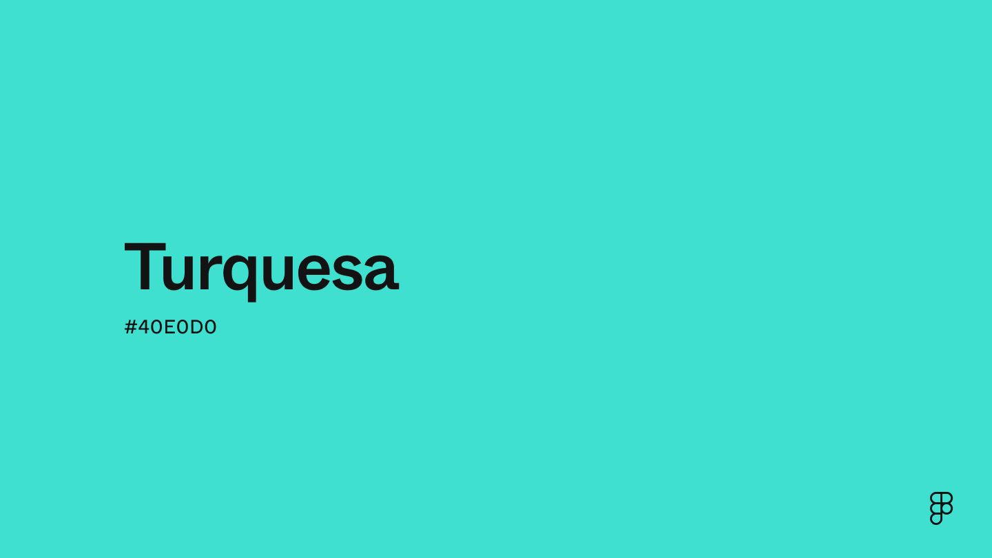color Turquesa