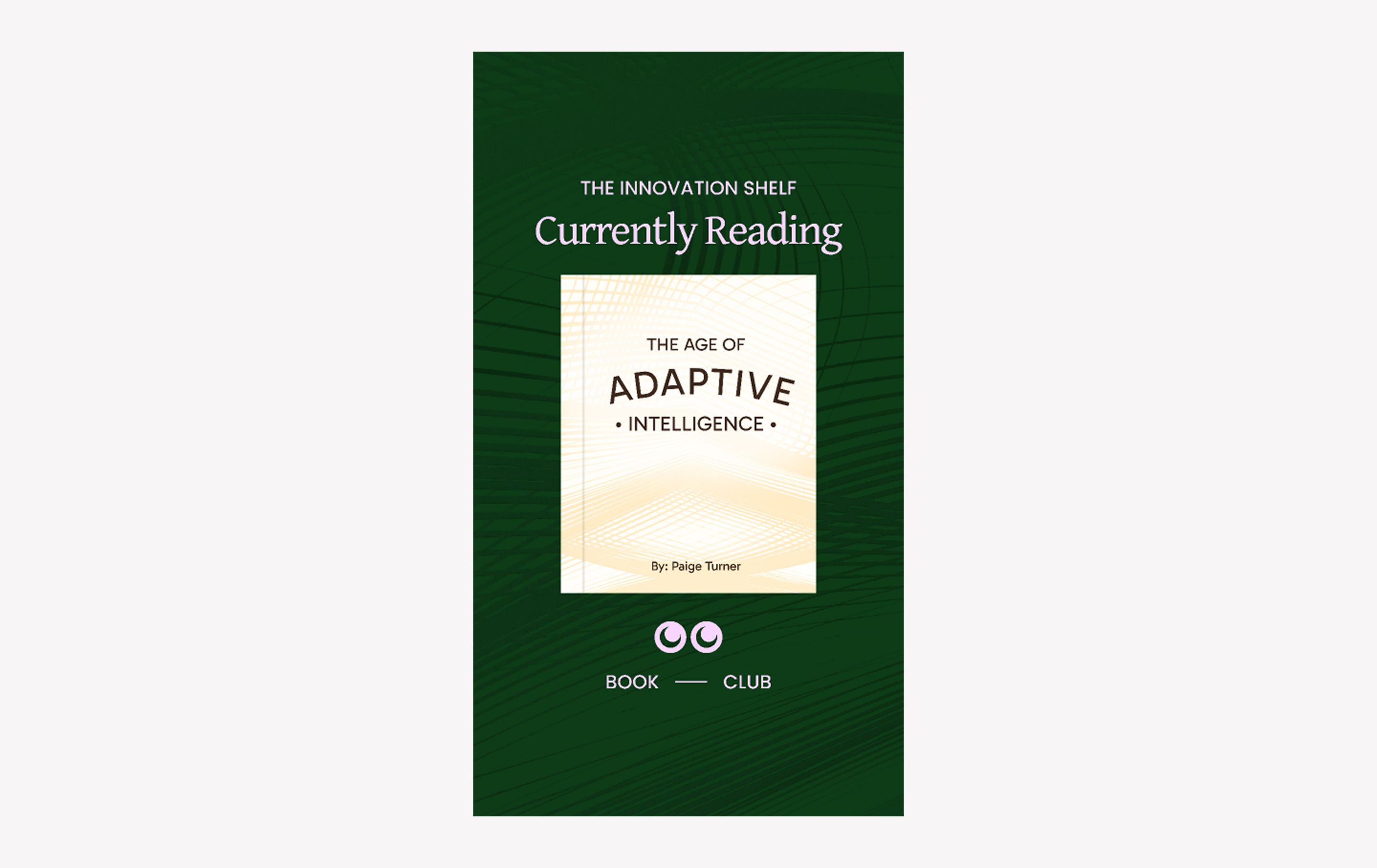 book spotlight instagram story template example