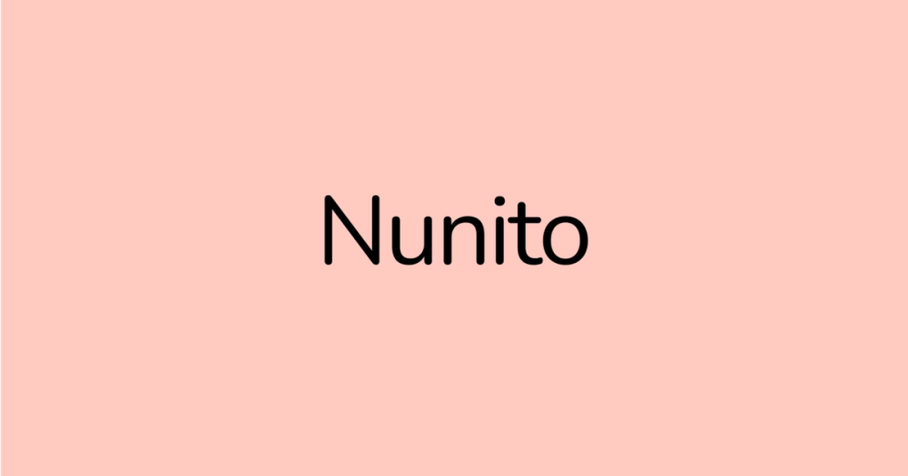 Nunito as a thumbnail font