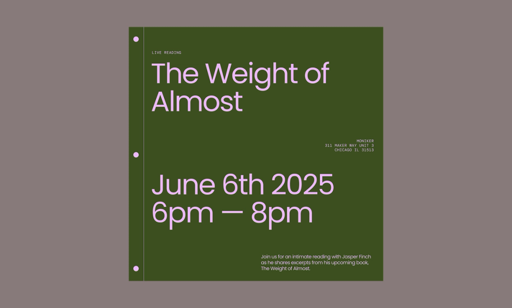 Stylized event invite LinkedIn post