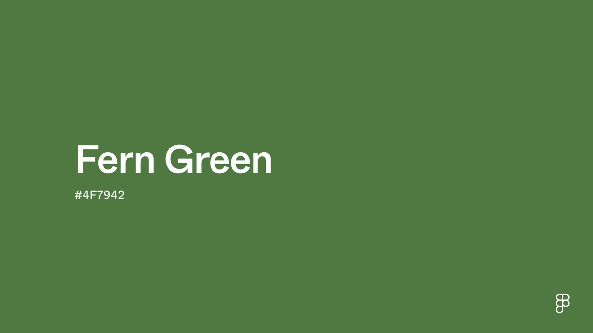 Fern Green Color: Hex Code, Palettes & Meaning | Figma