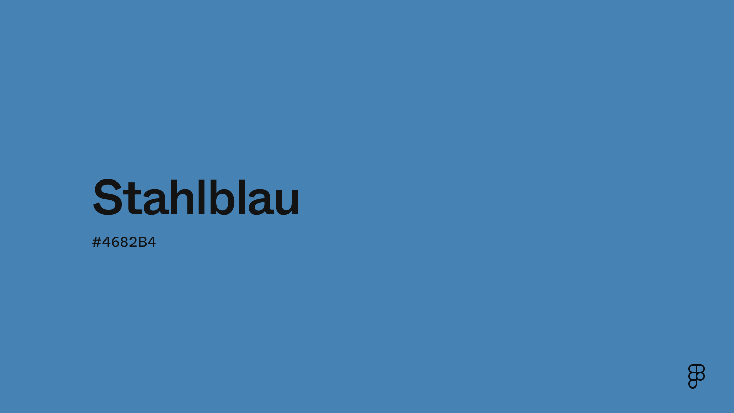 color Stahlblau