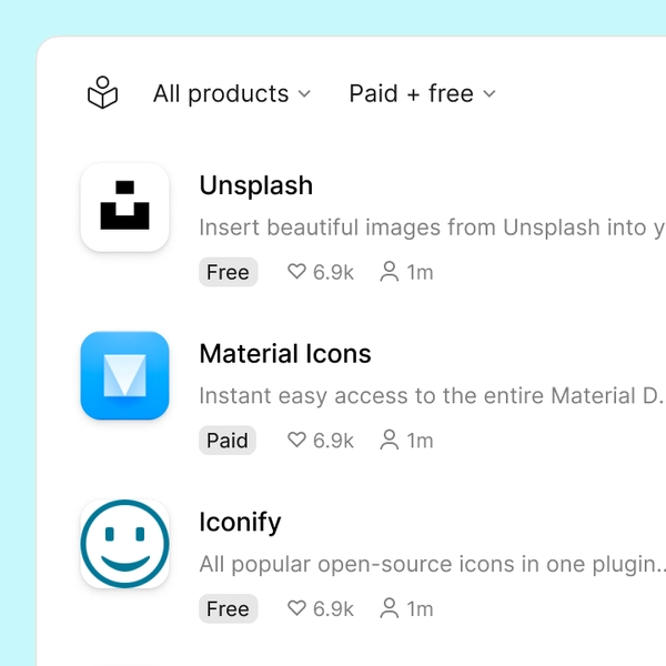 liste des plugins disponibles