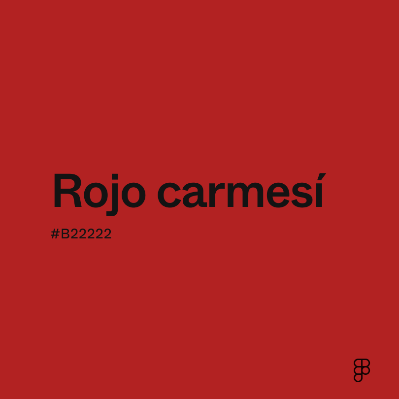 Rojo carmesí