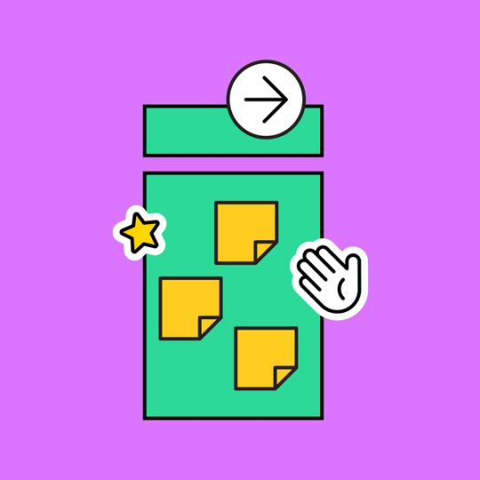 section of an after action review diagram with FigJam's collaboration tools