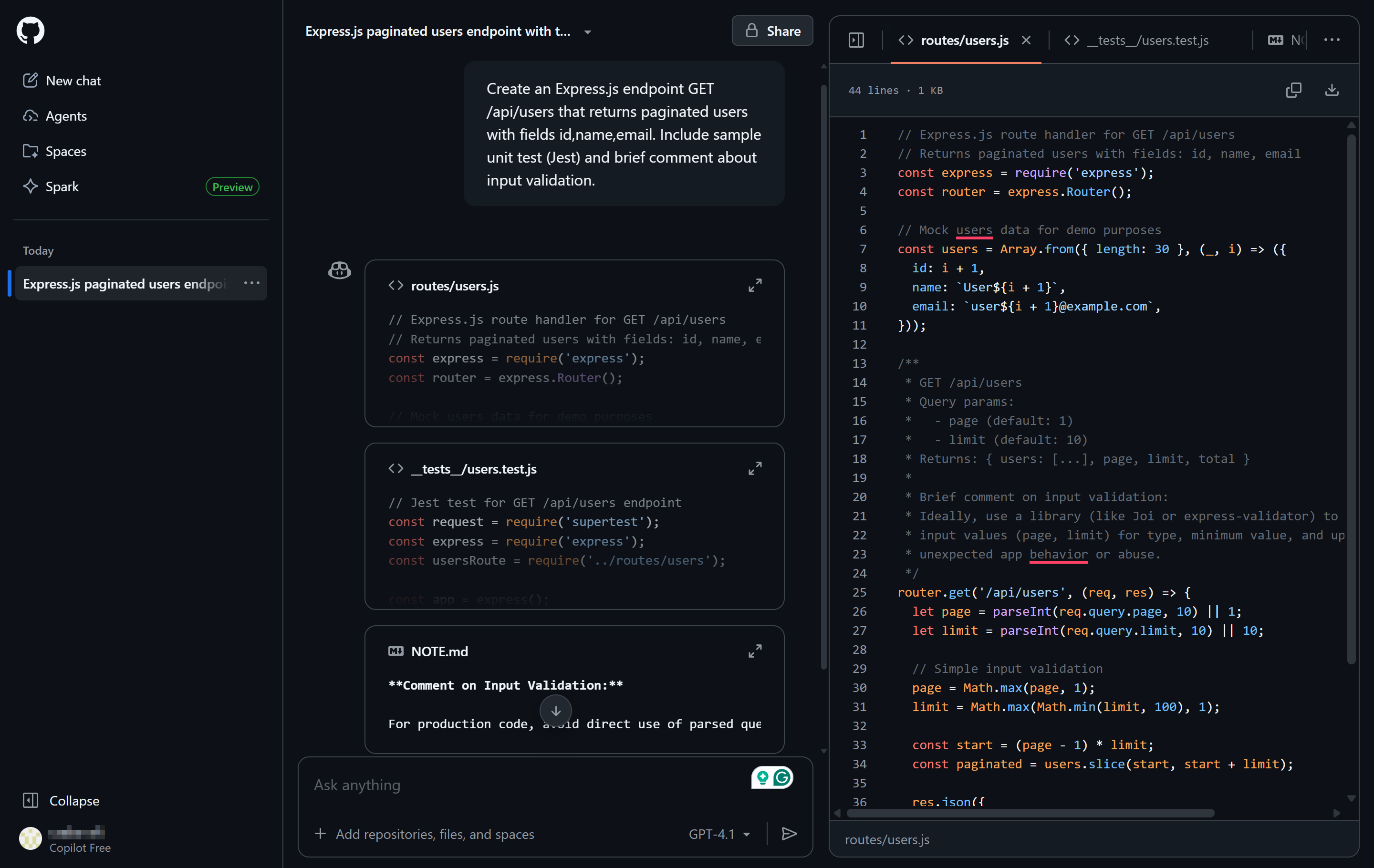 GitHub Copilot AI coding tool
