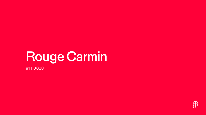 couleur Rouge Carmin