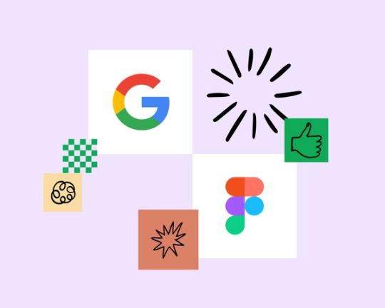 Figma and Google logos