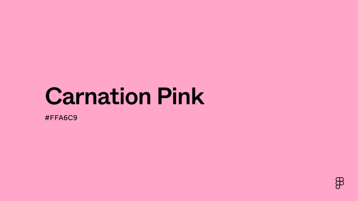 Carnation Pink Color: Hex Code, Palettes & Meaning | Figma