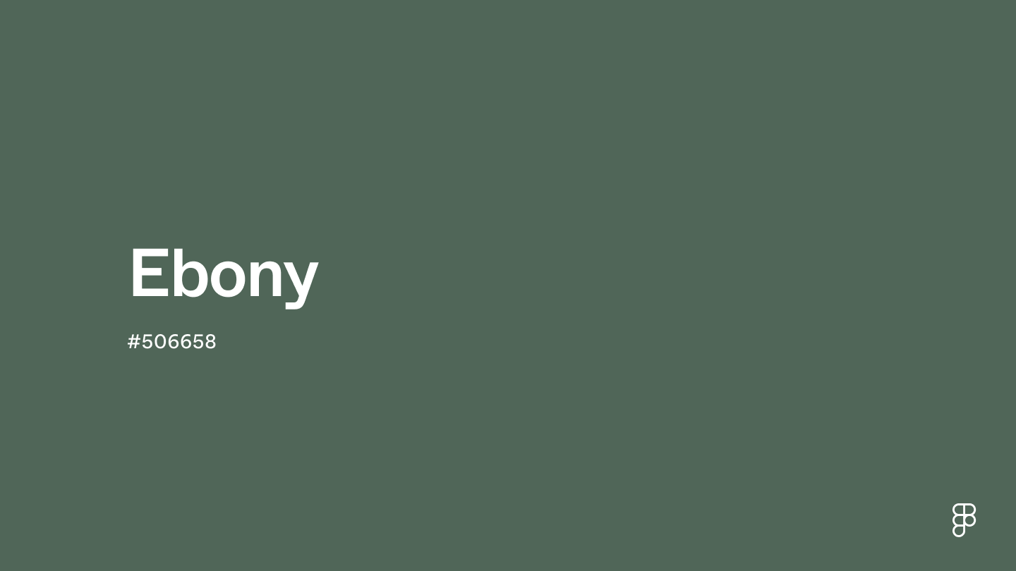 Ebony Color: Hex Code, Palettes & Meaning | Figma