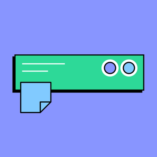task module from a gantt chart with task status bubbles and a blue sticky note