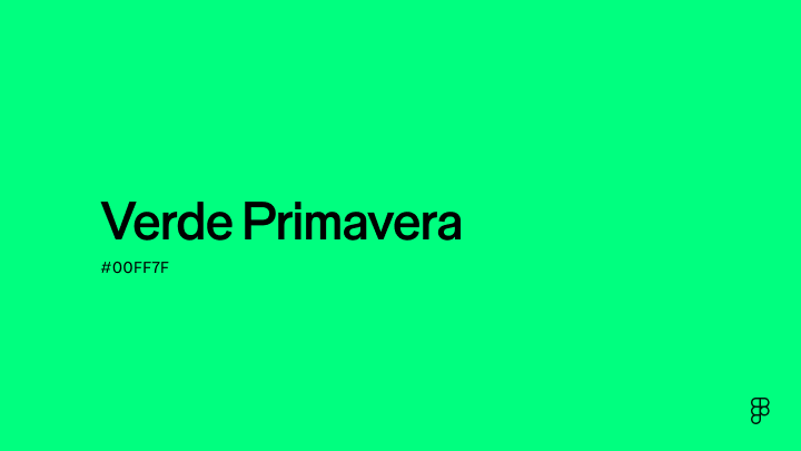 color Verde Primavera