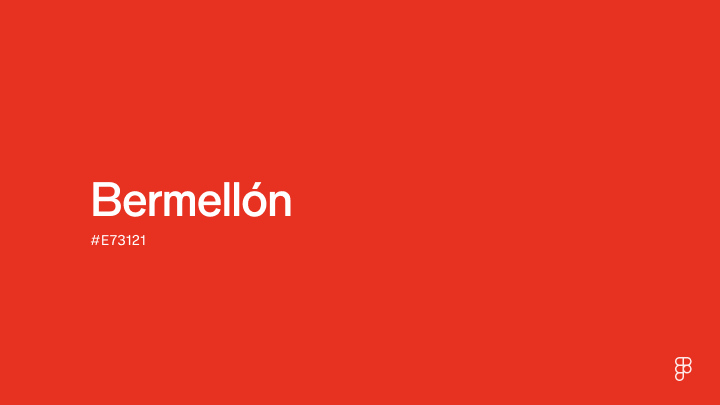 color Bermellón