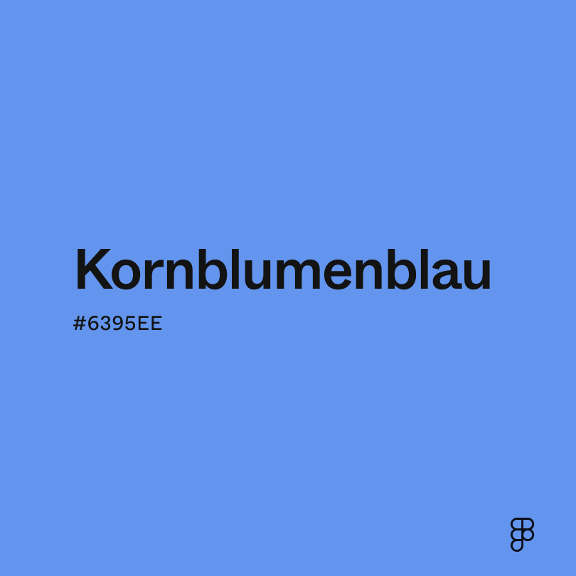 Kornblumenblau