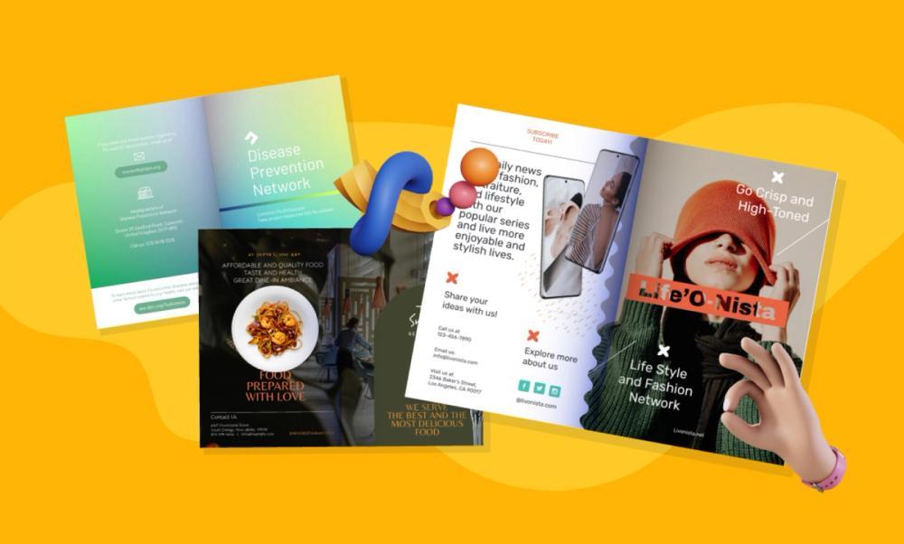 Screenshot of magazine-style brochure