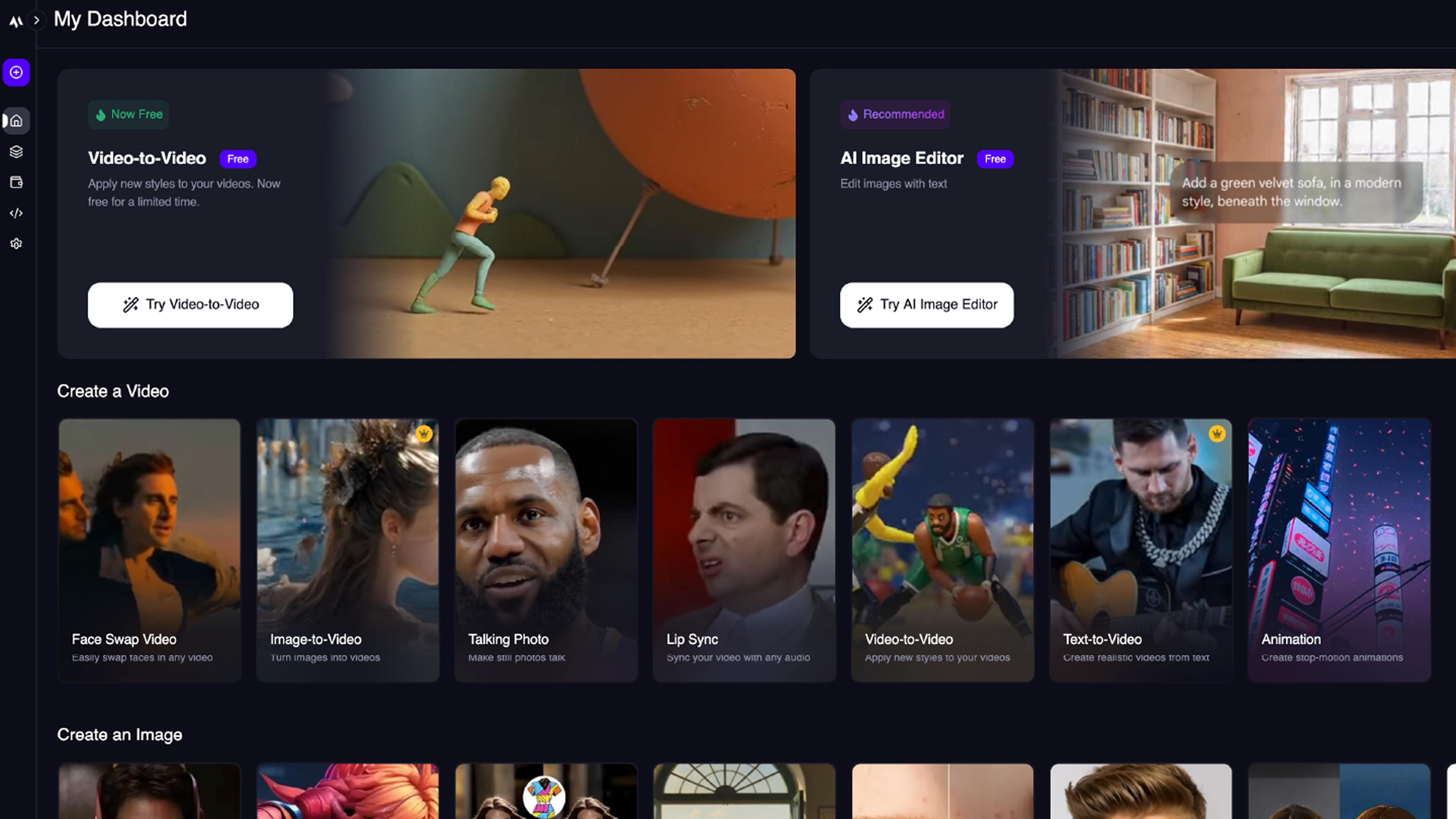 Magic Hour AI design tool website