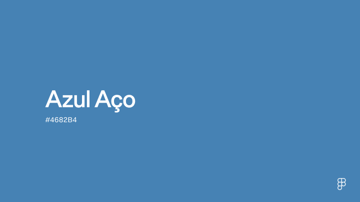 color Azul aço