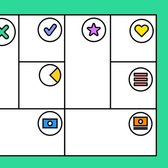 비즈니스 모델 내 섹션