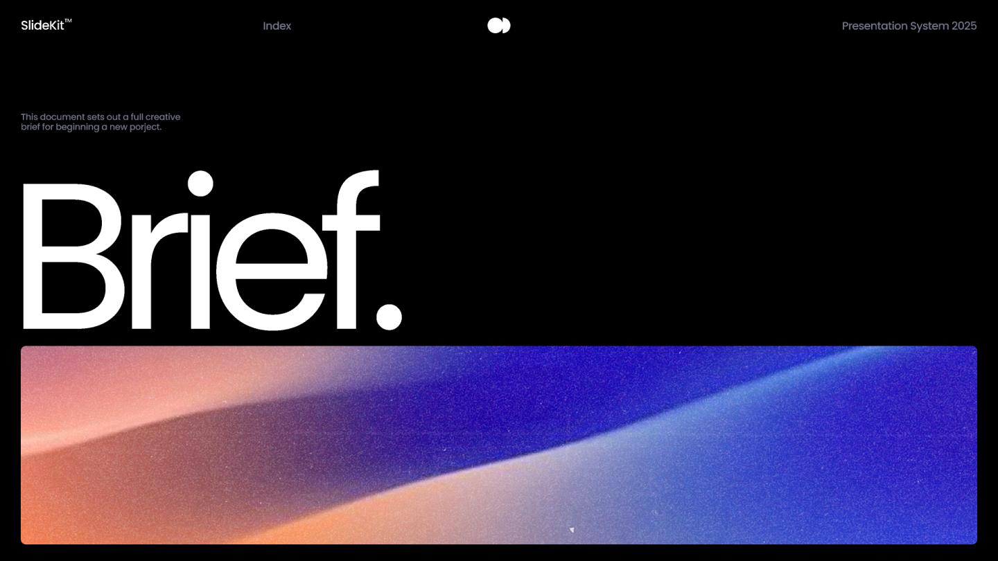 Dark creati pitch deck template