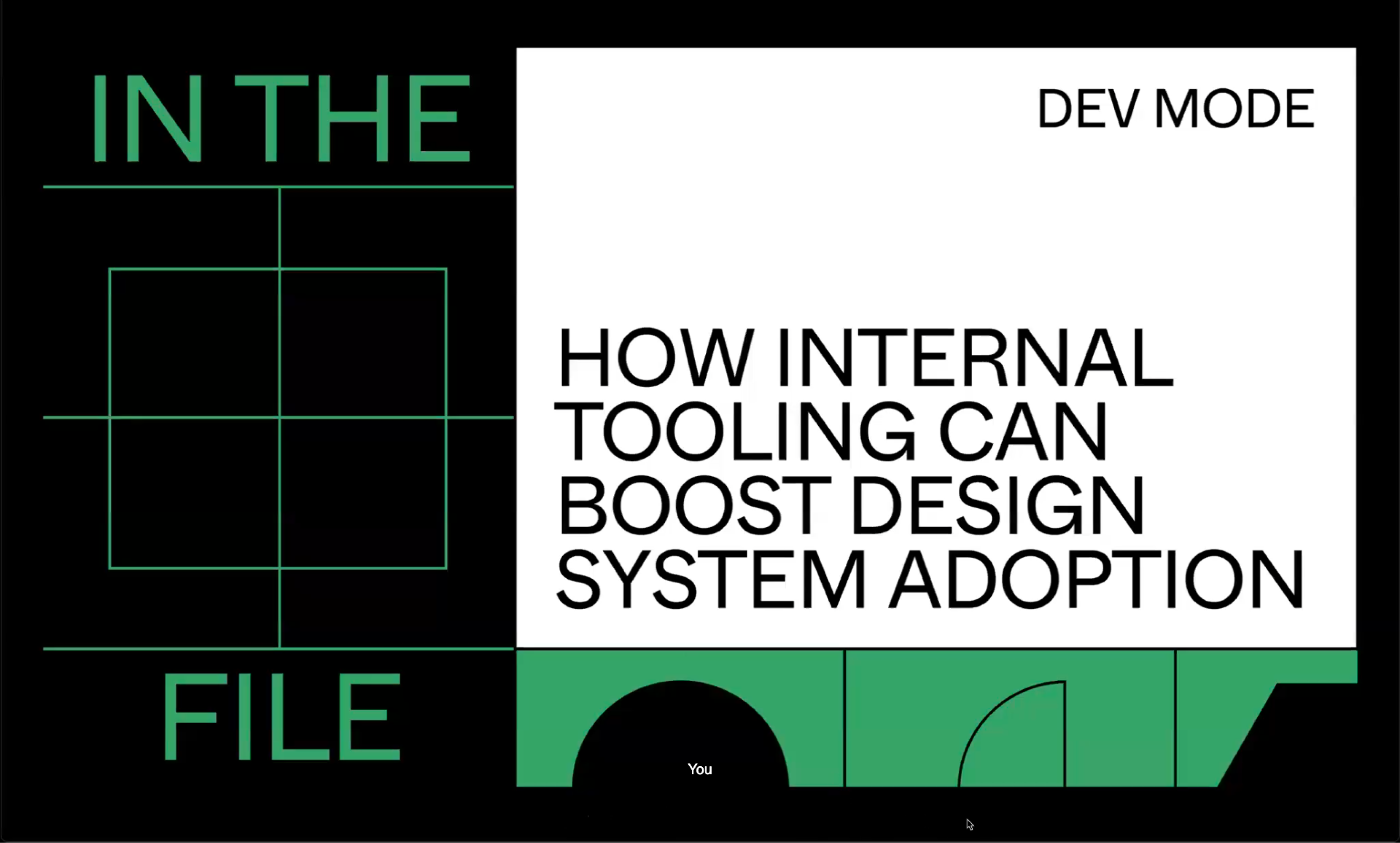 In the File: How Internal tooling can boost design system adoption link to video