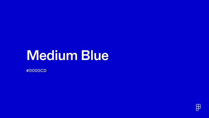 Medium blue Color: Hex Code, Palettes & Meaning | Figma