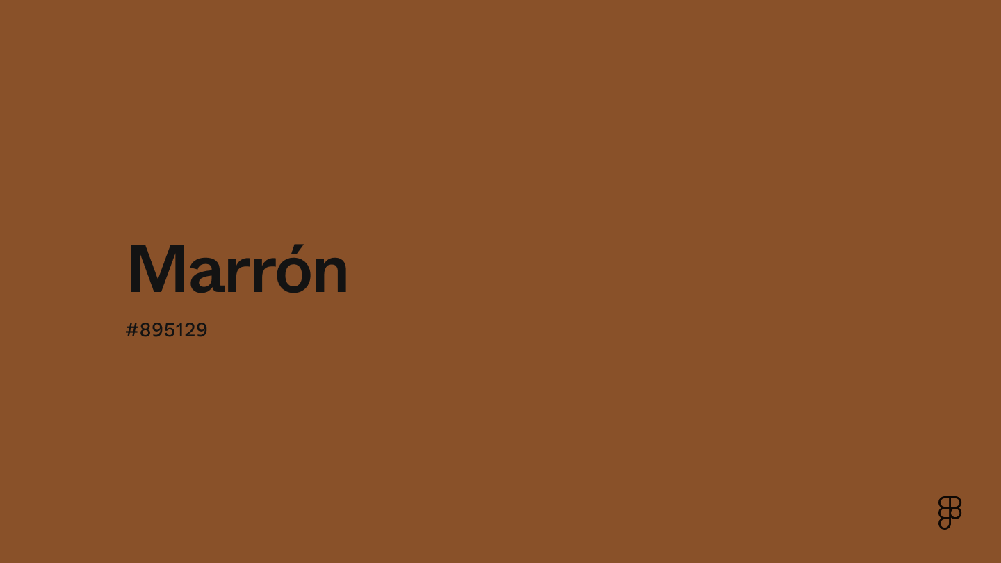 color Marrón