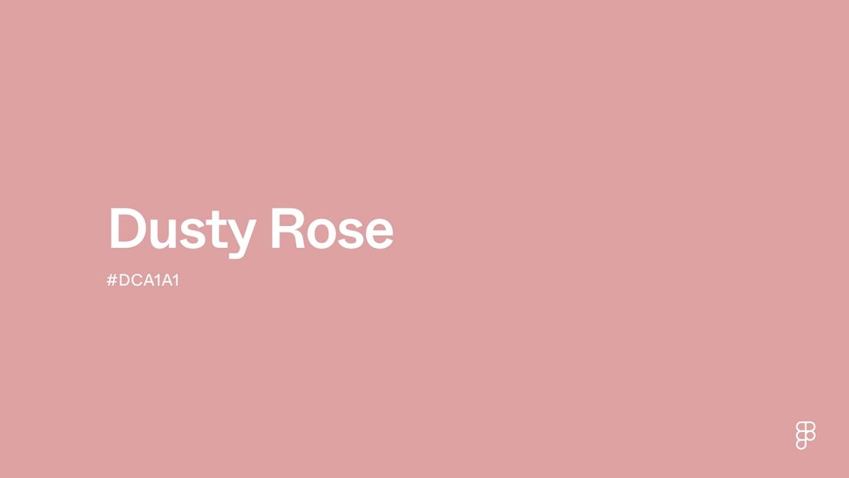 Dusty Rose Color: Hex Code, Palettes & Meaning | Figma