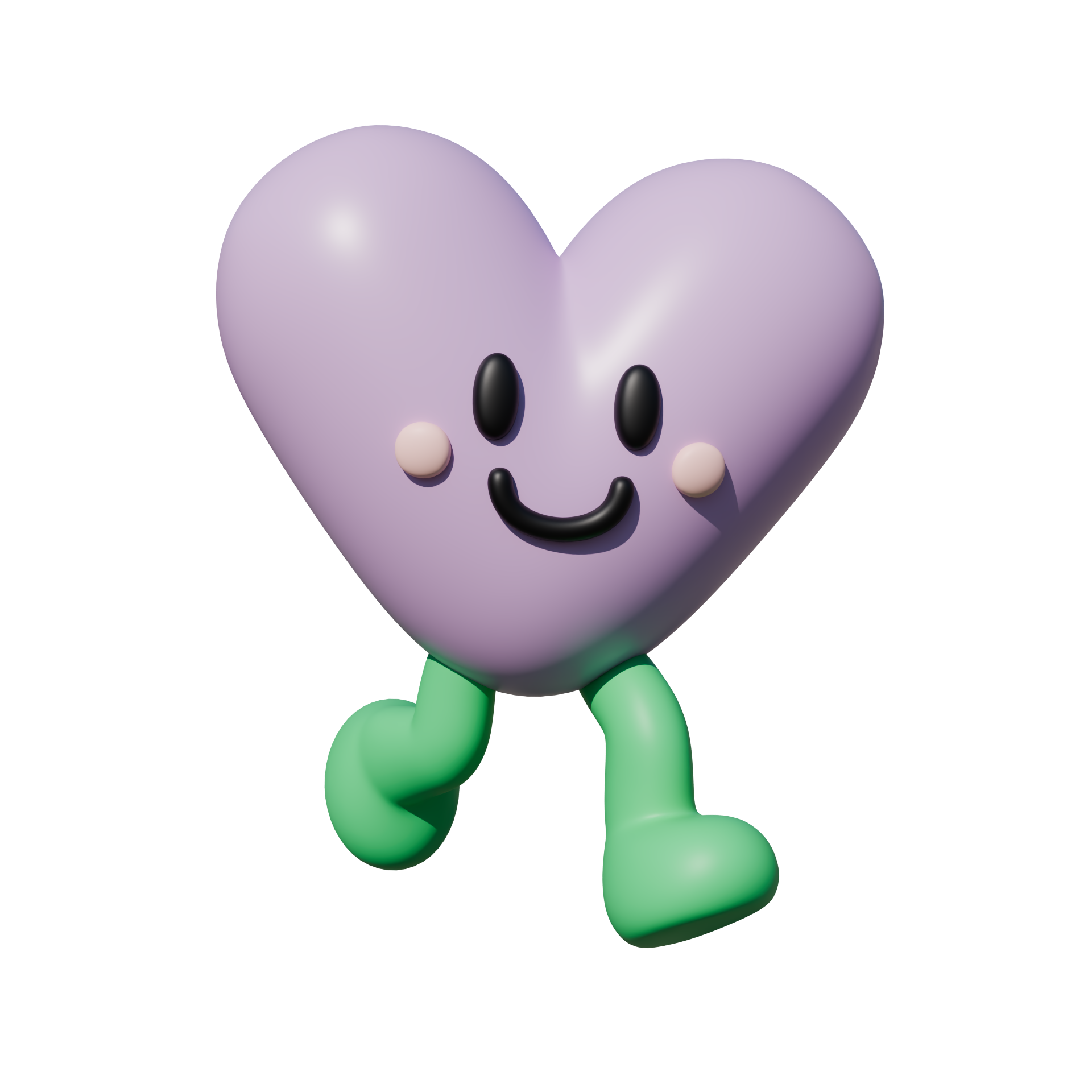 Otto joyfully skips forward, radiating energy and charm with every bouncy step.