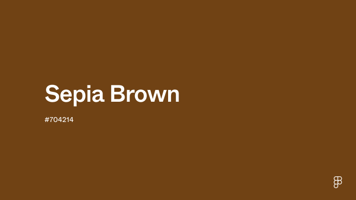 Sepia Brown Color: Hex Code, Palettes & Meaning | Figma