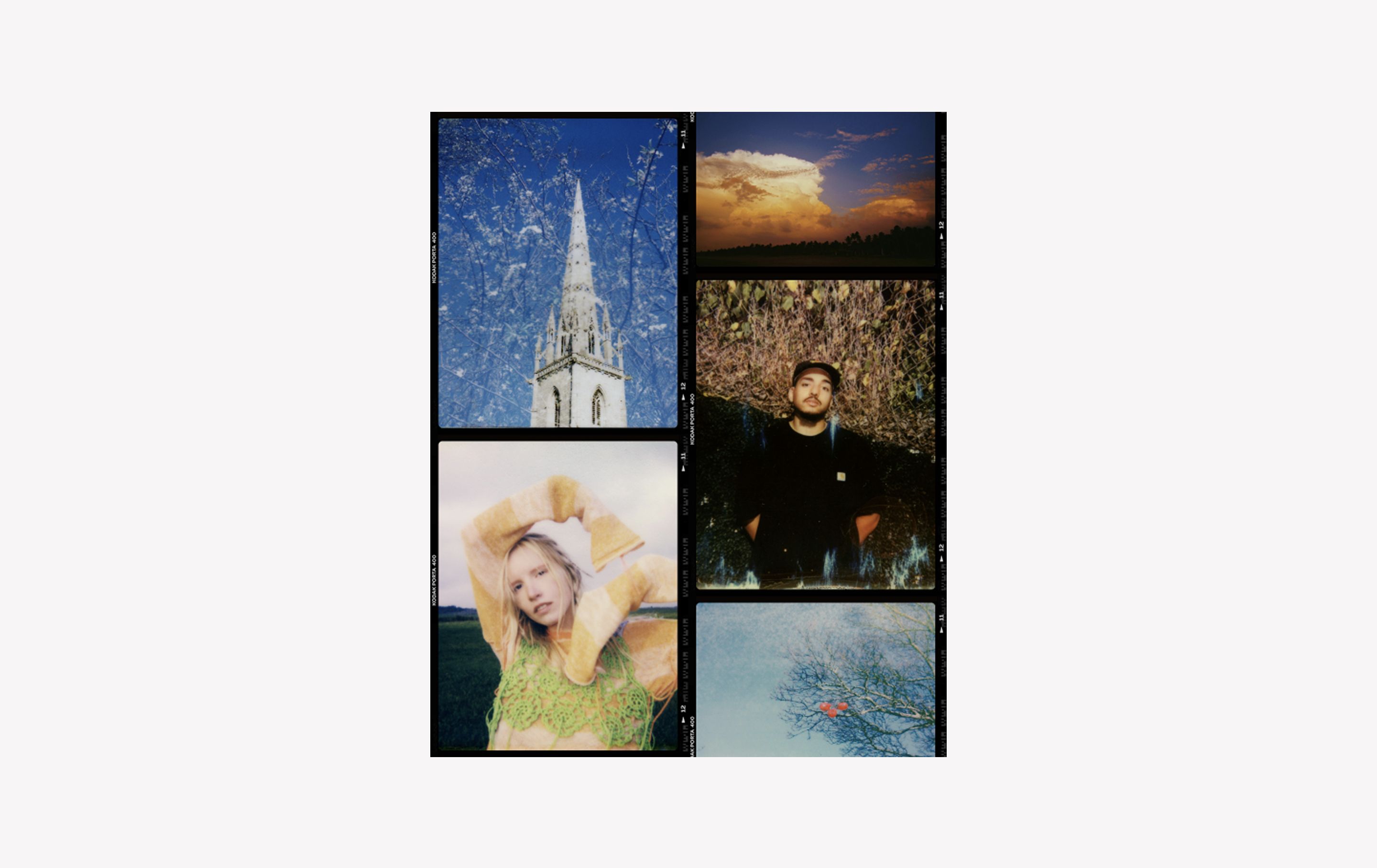 analog film photo instagram post template example