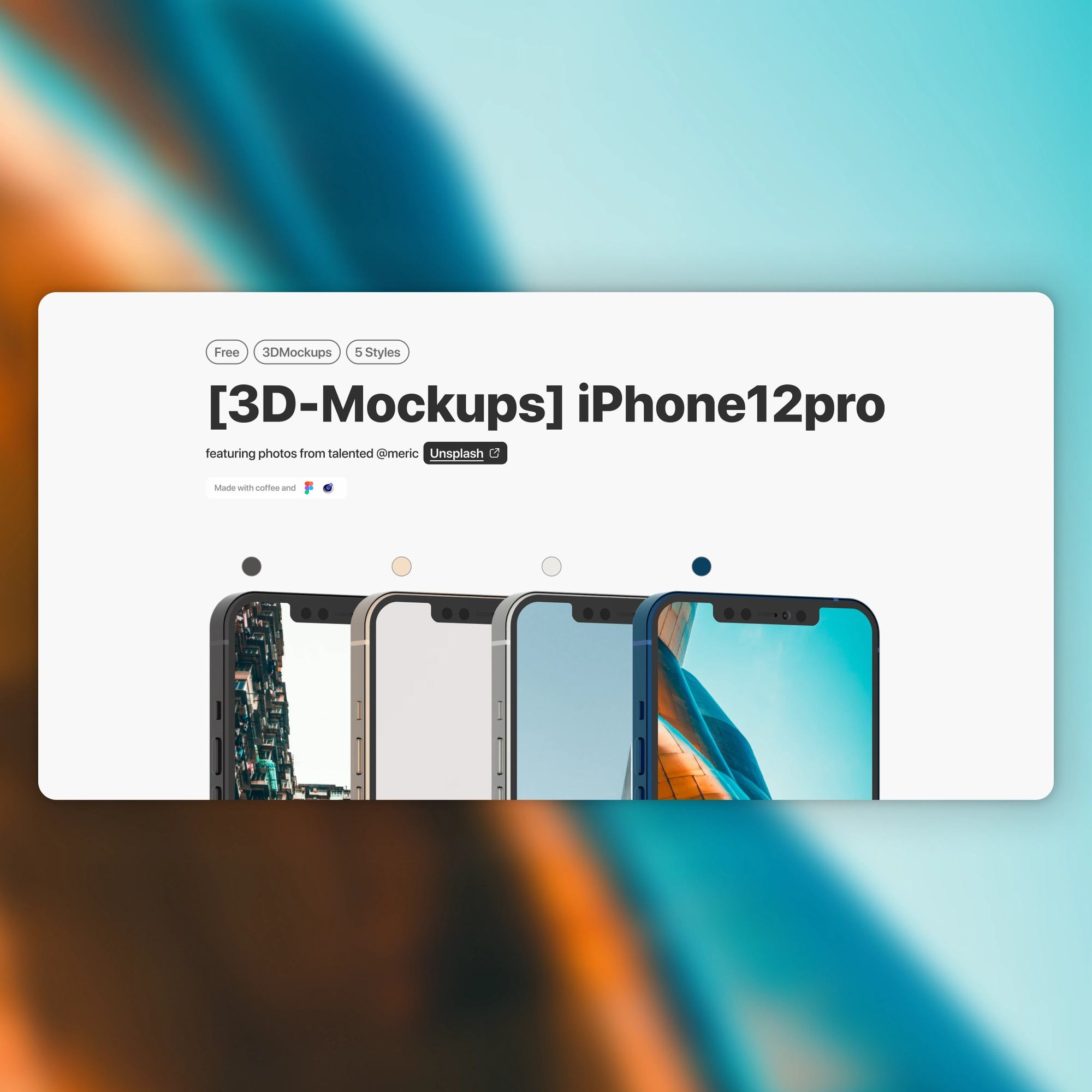 15+ Free Vector Editable iPhone Mockup Templates Figma