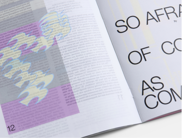 A print layout of The Prompt, a magazine by Figma