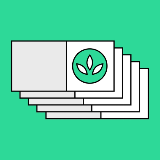 plant logo example on brand guidelines