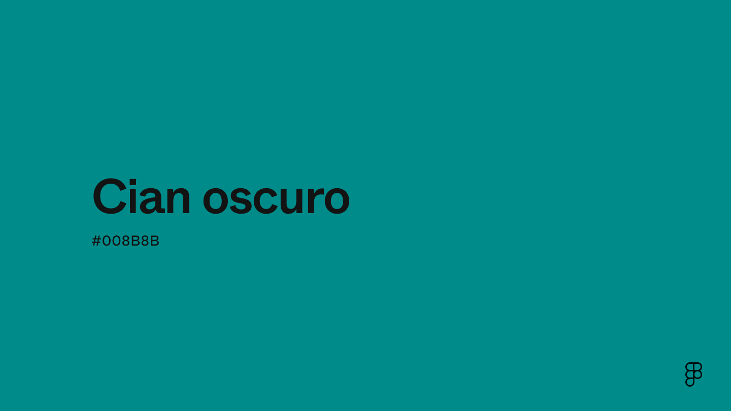 color Cian oscuro