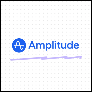 Amplitude logo linked to their story